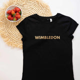 The WIMBLEDON Gold t-shirt 🪩🎾