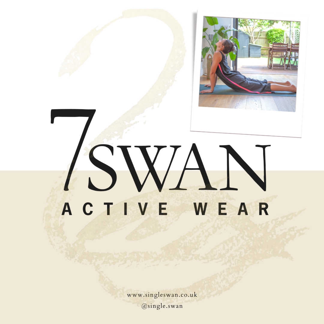 7SWAN®️ Activewear Starry Night: Black, Gold & Pink