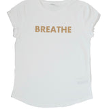 BREATHE t-shirt Rolled Sleeve