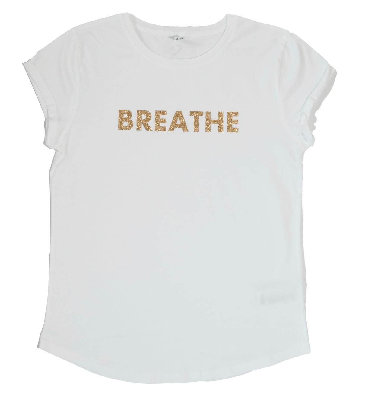 BREATHE t-shirt Rolled Sleeve