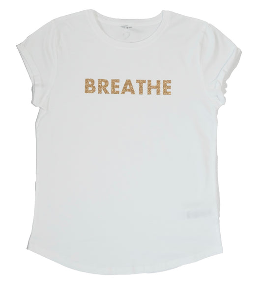 BREATHE t-shirt Rolled Sleeve