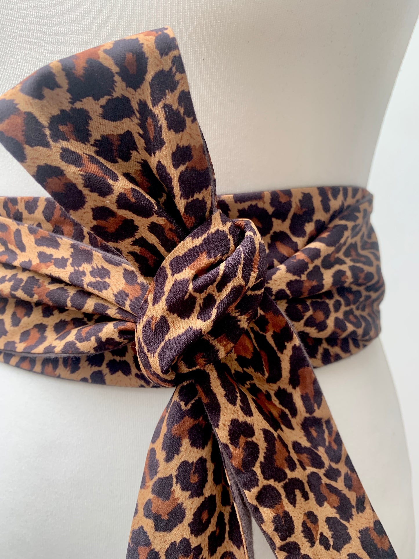 Evelyn Wraparound Belt- Animal print