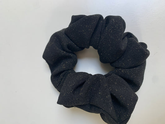 Art Scrunchie Sparkly Black